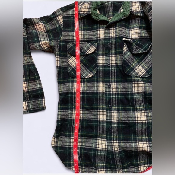 Men’s VTG 1980’s size M Pendleton Outdoorsman Highlander Campbell Tartan Shirt - Picture 8 of 9